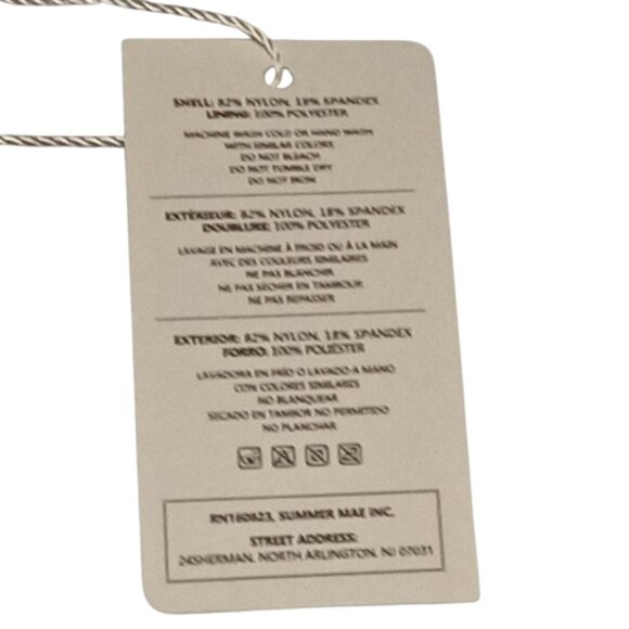 Summer Mae Maternity Black 2 pc Bikini Size M NWT - Picture 3 of 6